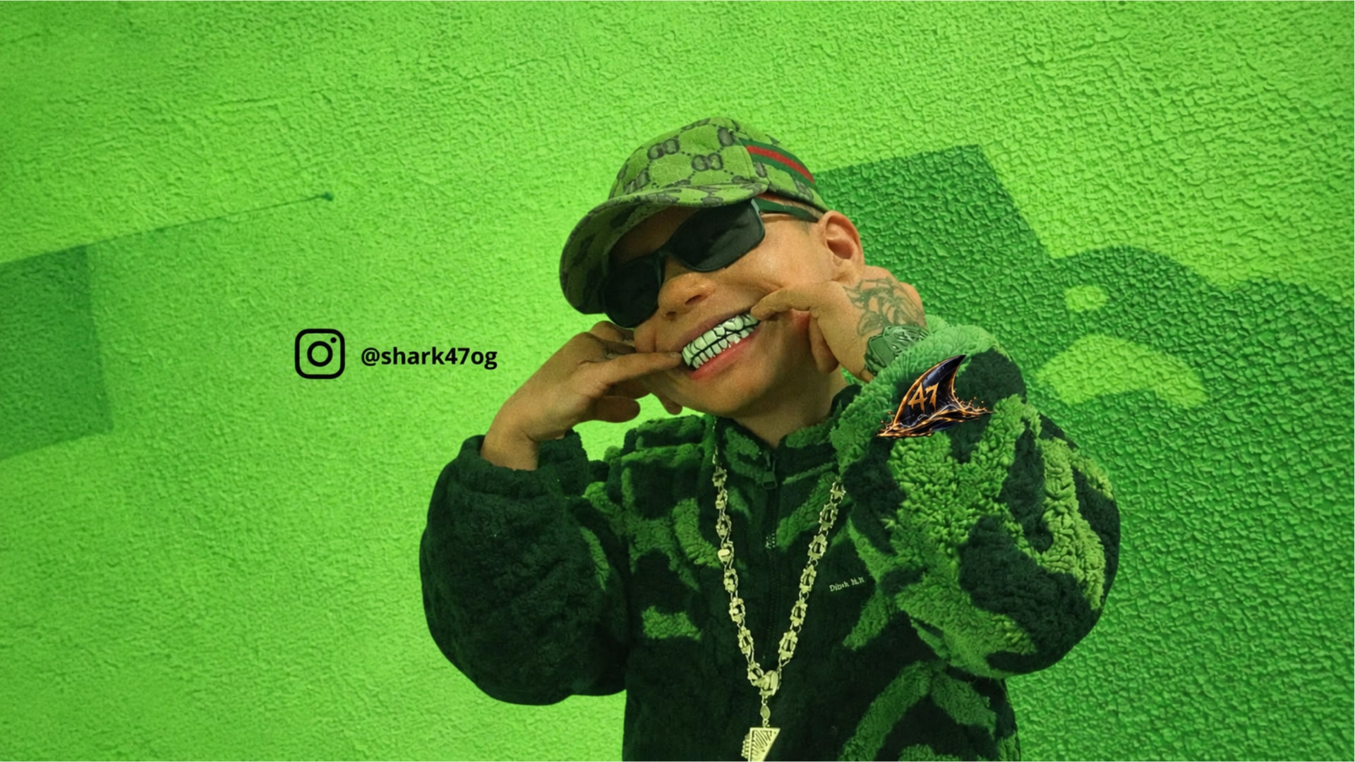 Shark47 com tratamento verde da ÁREA 47
