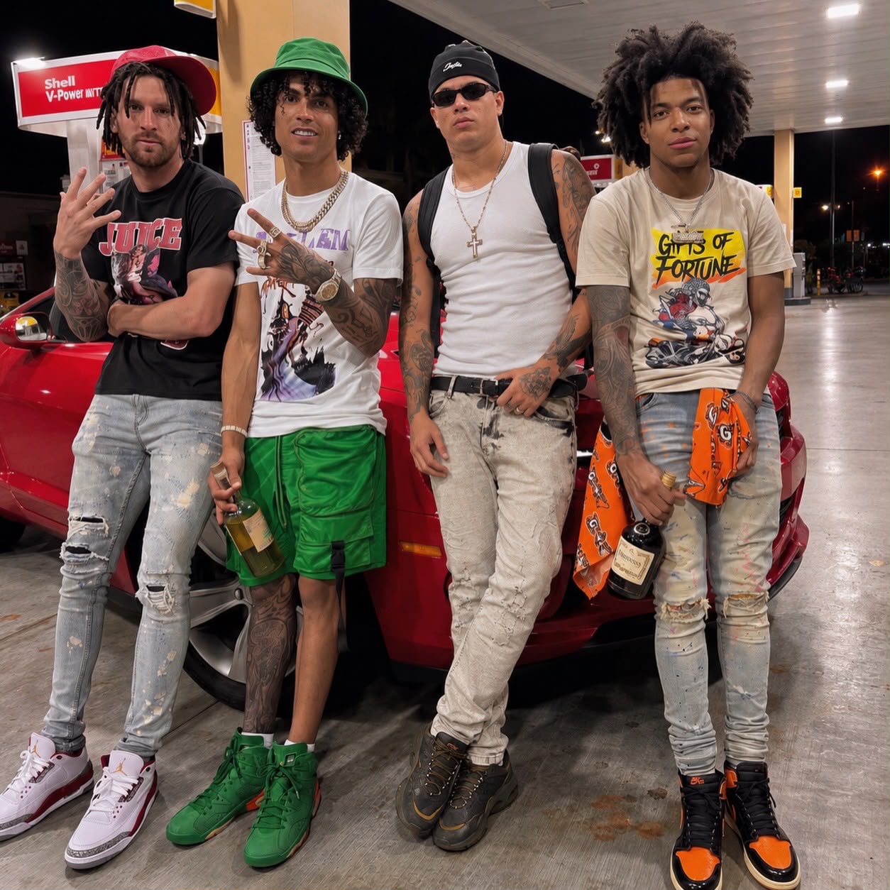 Shark47 e a manada em foto lifestyle